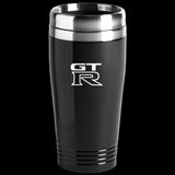 Nissan GTR Logo Black 16oz Stainless Steel Tumbler Travel Mug Official Licensed