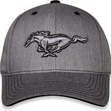 Ford Mustang Logo Car Racing Gray Baseball Cap Racing Hat Official License