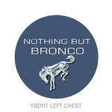 Ford Nothing But Bronco Graphic T-Shirt Indigo Official Licensed