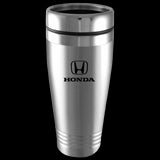 Honda Silver 16oz Stainless Steel Tumbler Travel Mug Official Licensed