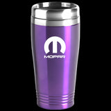 Mopar Logo Purple 16oz Stainless Steel Tumbler Travel Mug Official Licensed