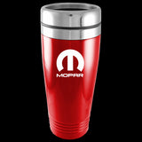 Mopar Logo Red 16oz Stainless Tumbler Travel Mug Drinkware Official Licensed