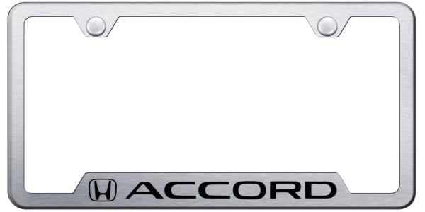 Honda Accord Cut-Out Frame - Laser Etched - Official Licensed