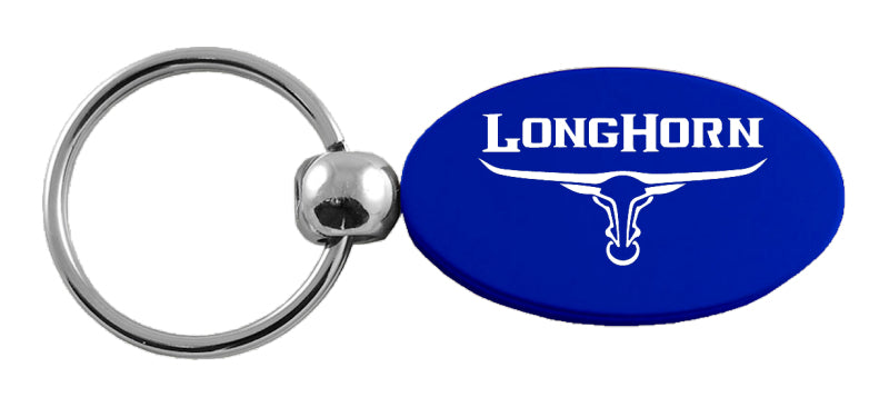 RAM Longhorn Skull Oval Key Chain Fob - Official Licensed