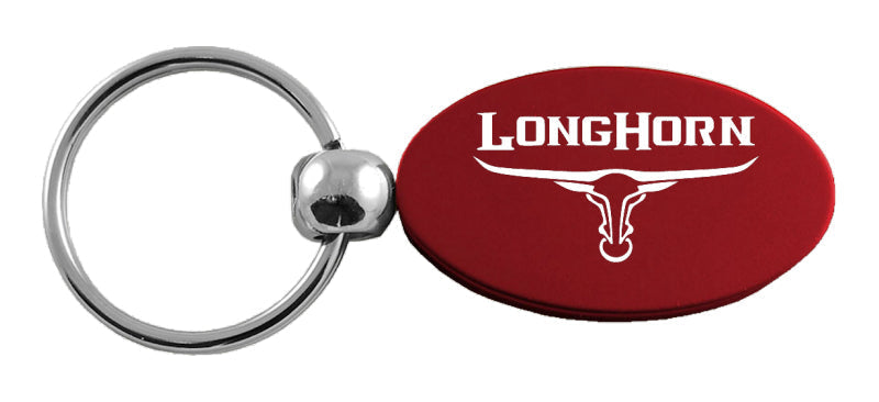 RAM Longhorn Skull Oval Key Chain Fob - Official Licensed