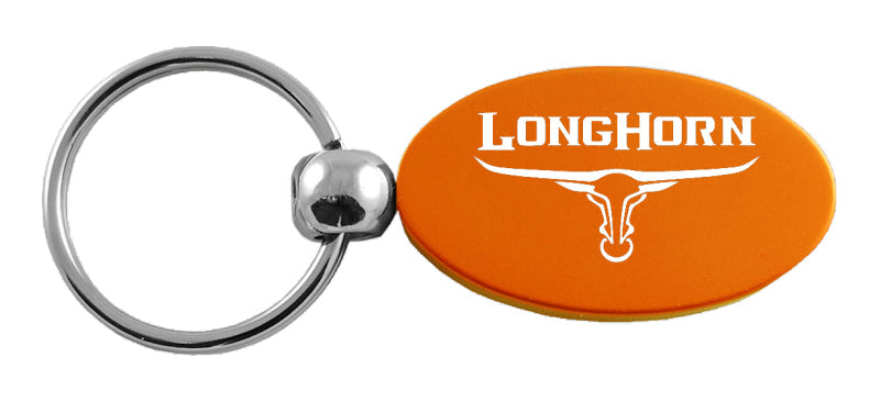 RAM Longhorn Skull Oval Key Chain Fob - Official Licensed