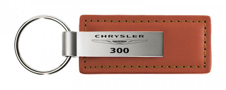 Chrysler 300 Leather Key Chain Fob - Official Licensed