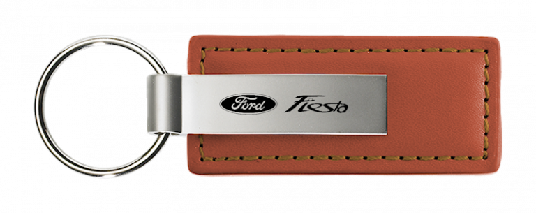 Ford Fiesta Leather Key Chain Fob - Official Licensed