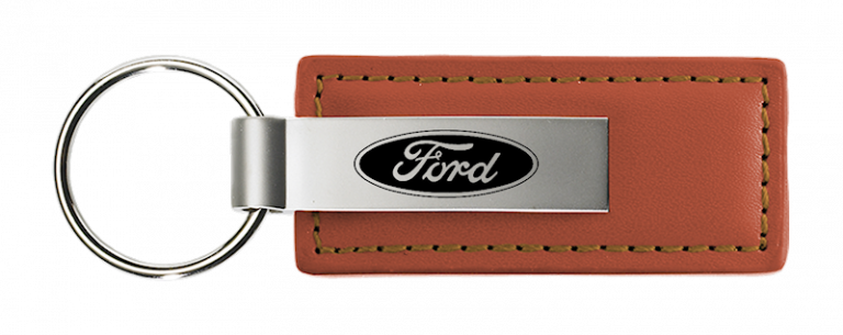 Ford Leather Key Chain Fob - Official Licensed