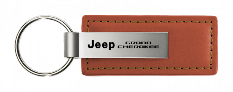 Jeep Grand Cherokee Leather Key Chain Fob - Official Licensed