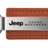 Jeep Grand Wagoneer Leather Key Chain Fob - Official Licensed