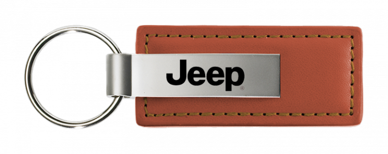 Jeep Leather Key Chain Fob - Official Licensed