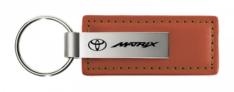 Toyota Matrix Leather Key Chain Fob - Official Licensed