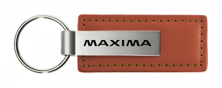 Nissan Maxima Leather Key Chain Fob - Official Licensed