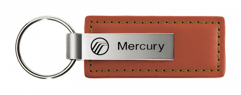 Mercury Leather Key Chain Fob - Official Licensed