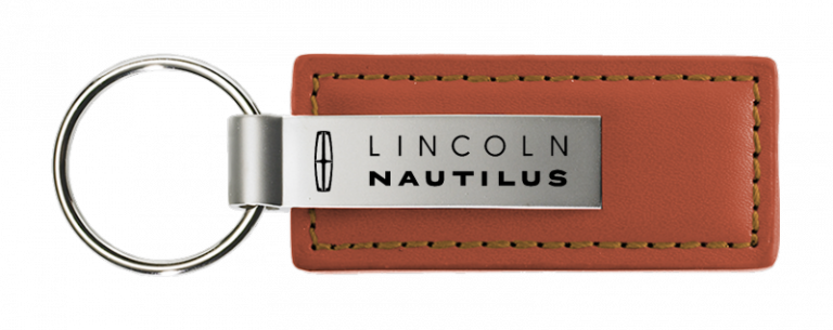 Lincoln Nautilus Leather Key Chain Fob - Official Licensed