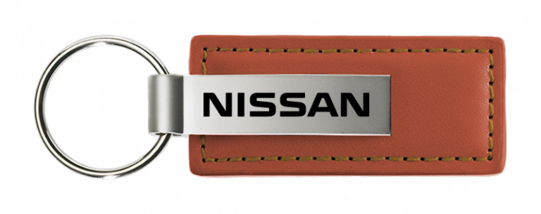 Nissan Leather Key Chain Fob - Official Licensed