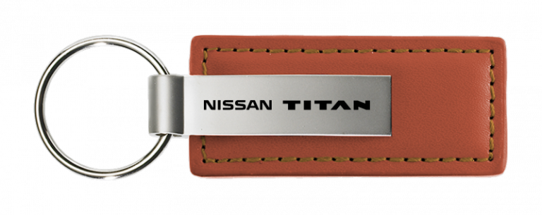 Nissan Titan Leather Key Chain Fob - Official Licensed