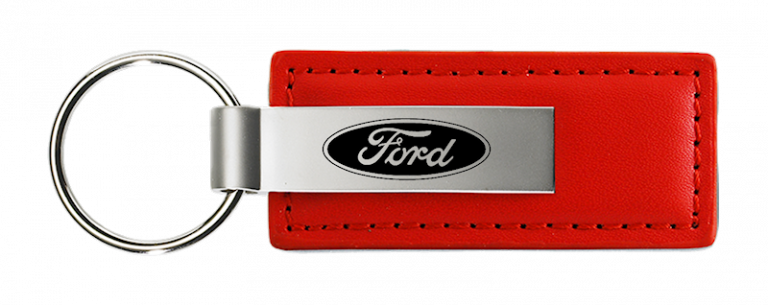 Ford Leather Key Chain Fob - Official Licensed