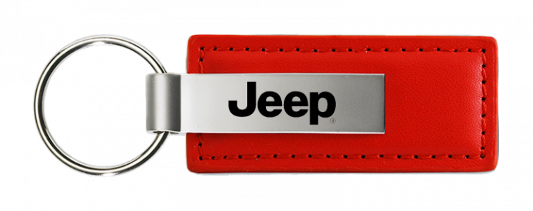 Jeep Leather Key Chain Fob - Official Licensed