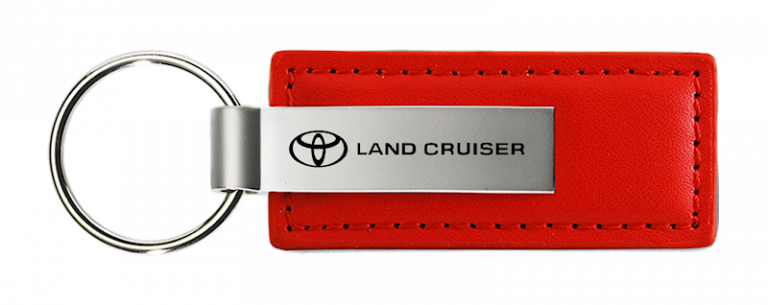 Toyota Land Cruiser Leather Key Chain Fob - Official Licensed