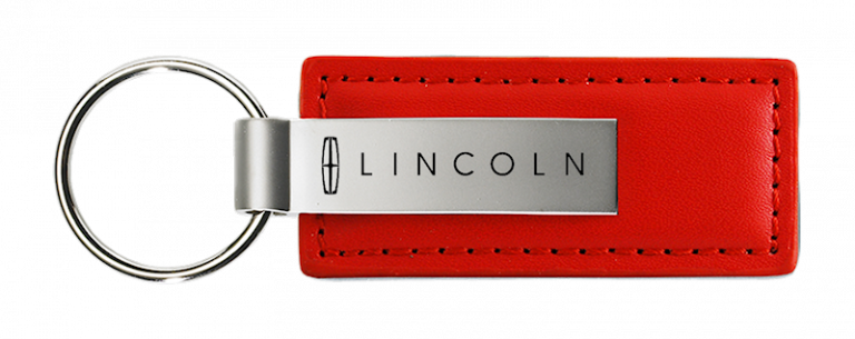 Lincoln Leather Key Chain Fob - Official Licensed