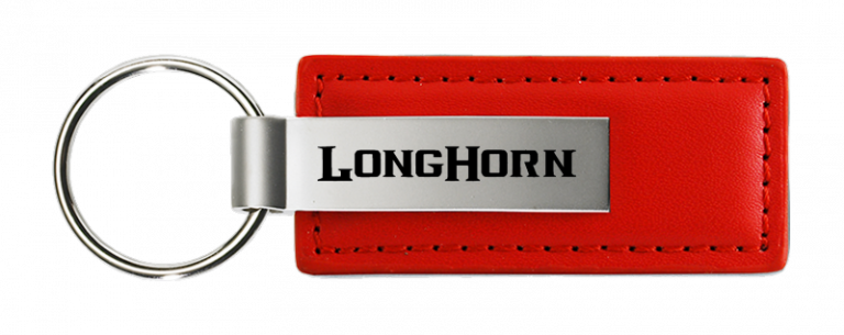 RAM Longhorn Leather Key Chain Fob - Official Licensed