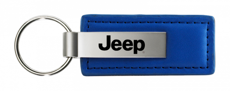 Jeep Leather Key Chain Fob - Official Licensed