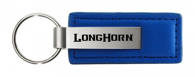 RAM Longhorn Leather Key Chain Fob - Official Licensed