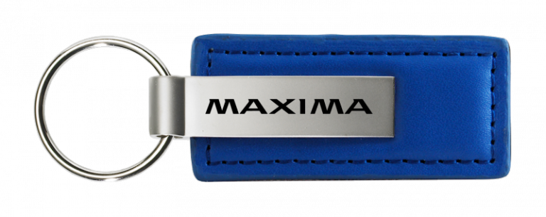 Nissan Maxima Leather Key Chain Fob - Official Licensed