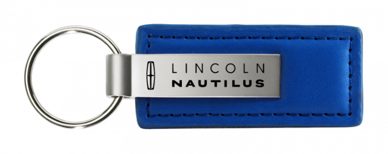 Lincoln Nautilus Leather Key Chain Fob - Official Licensed