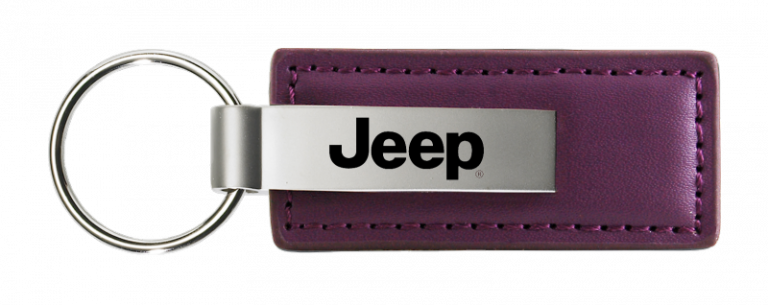 Jeep Leather Key Chain Fob - Official Licensed