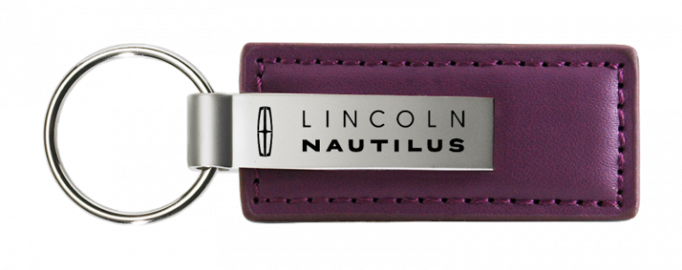 Lincoln Nautilus Leather Key Chain Fob - Official Licensed