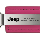 Jeep Grand Wagoneer Leather Key Chain Fob - Official Licensed