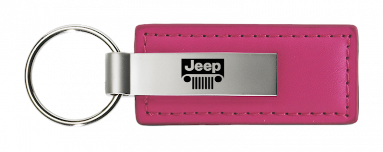 Jeep Grill Leather Key Chain Fob - Official Licensed