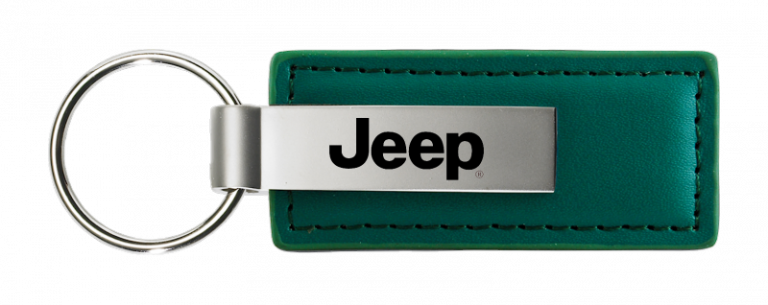 Jeep Leather Key Chain Fob - Official Licensed