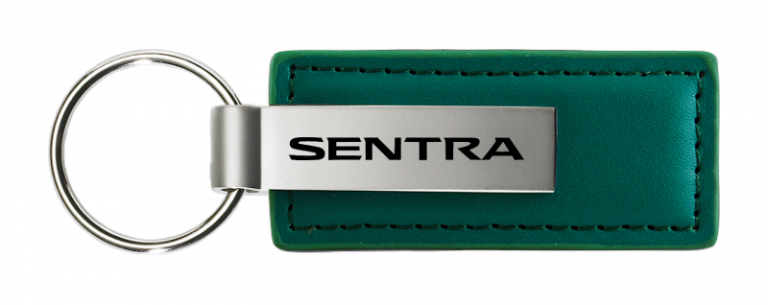 Nissan Sentra Leather Key Chain Fob - Official Licensed