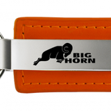 RAM Big Horn Leather Key Chain Fob -Official Licensed