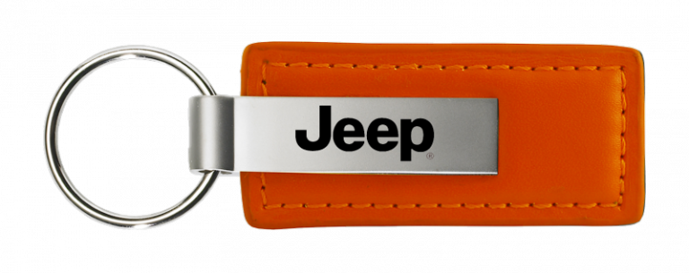 Jeep Leather Key Chain Fob - Official Licensed