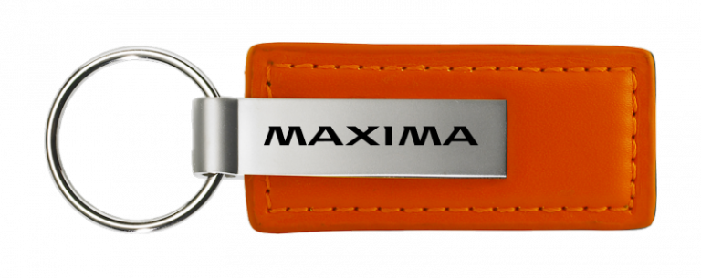 Nissan Maxima Leather Key Chain Fob - Official Licensed