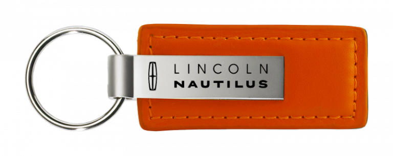 Lincoln Nautilus Leather Key Chain Fob - Official Licensed