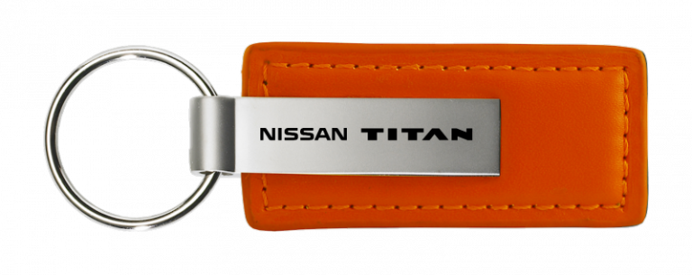 Nissan Titan Leather Key Chain Fob - Official Licensed