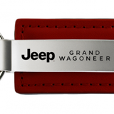 Jeep Grand Wagoneer Leather Key Chain Fob - Official Licensed