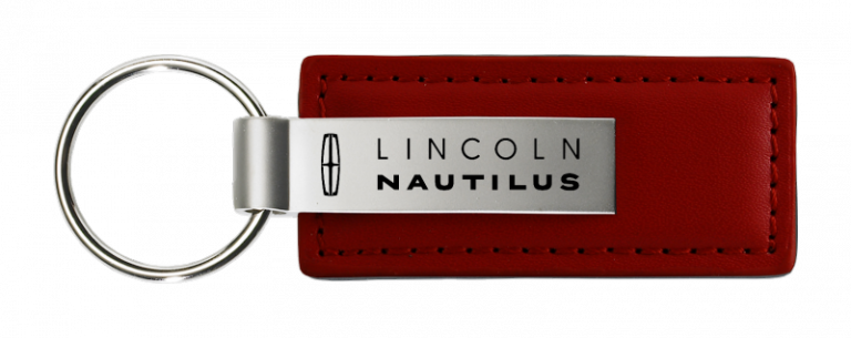 Lincoln Nautilus Leather Key Chain Fob - Official Licensed