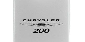 Chrysler 200 Duo Leather / Chrome Key Chain Fob - Official Licensed