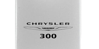 Chrysler 300 Duo Leather / Chrome Key Chain Fob - Official Licensed