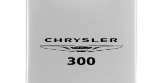 Chrysler 300 Duo Leather / Chrome Key Chain Fob - Official Licensed