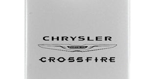 Chrysler Crossfire Duo Leather / Chrome Key Chain Fob - Official Licensed