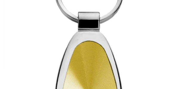 Big Horn Teardrop Key Chain Fob - Black - Official Licensed