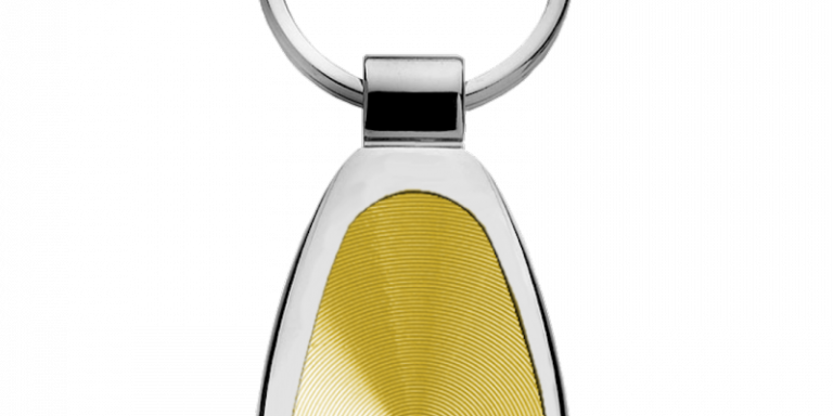 Ram Longhorn Skull Teardrop Key Chain Fob - Official Licensed